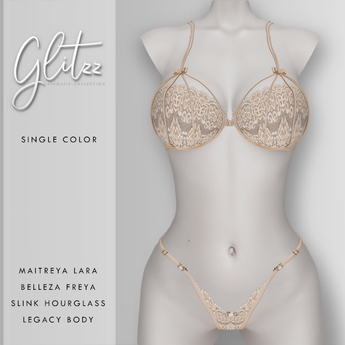 Second Life Marketplace - [Glitzz] Jolie Lingerie - Nude